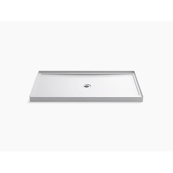 60 X 34 Single-Threshold Shower Base W/ Center Drain